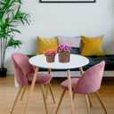 YARNOW Wood Bark Flower Pot, 8 Pcs Tree Stump Planter Pot for Succulents, 2 Sizes, Light Brown Wooden Buckets for Indoor and Outdoor Use