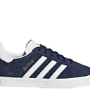 Adidas Originals Boy's Gazelle C Shoe, Collegiate Navy/White/White, 1 M US Little Kid ( Mismatching Size, 2 1/2 and 1 US Boy