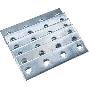 5 Hole Flat Plate Rectangular Connector Fitting Bracket Braces