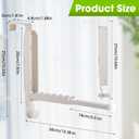 Over The Door Drying Rack, 1 Pack Foldable Over The Door Hooks Hanger for Laundry Clothes Heavy Duty Door Organizer Rack Coat Towels Hanging Storage for Bedroom Bathroom Kitchen
