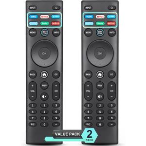 for VIZIO Smart TV Remote Replacement, Universal for VIZIO Remote Control XRT140Pack of 2
