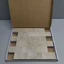 Art3d 10-Pack Peel and Stick Wall Tile for Backsplash, Stick on Stone Tile for Kitchen Bathroom Fireplace Vanitity in Stone Beige (11.3"x13.5")