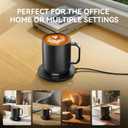 Charging Coaster 2 Compatible with Temperature Control Smart Mug 2 and 1/Travel Mug, Wireless Charger Power Dock Base for Home & Office