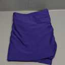 Spandex Table Cover for 4FT Table Universal Fitted Stretch Tablecloth for Party, Banquet, Wedding and Events-Purple