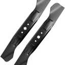 942-04244 Mower Blade for 46" Deck Cub Cad et XT1 XT2 LT46 LTX1045 - High Lift Blade Compatible with Troy-Bilt MTD Craftsman Riding Lawn Tractor, Replace 742-04244 942-04244A 742-04290, 2 Pack