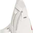 Men'S And Women'S Universal Crossbody Bag, Made Of Nylon, Casual Crossbody Bag, Suitable For Camping And Traveling (Khaki color)