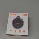 Kunodi Bluetooth Shower Speaker with IPX7 Waterproof, Dynamic Lights, Crisp Clear Sound, True Wireless Stereo, Clip Portable for Pool Beach Boat Kayak Float Golf Gift