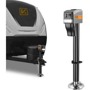 KYX Electric Trailer Jack to 5000LB, Electric Power A-Frame Tongue Jack,9.84"-33.85" Waterproof for Travel Trailer, RV,12V DC Hard Wiring