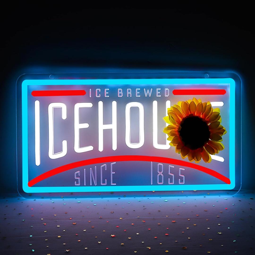 Beer Neon Signs for Wall Decor Crs EDGE Neon Lights for Bedroom Led Signs Suitable for Dormitory Man Cave Christmas Gift