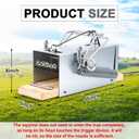 Qualirey 1 Pcs Tube Trap Squirrel Trap Outdoor Safe and Effective Pest Control Ground Squirrel Killer for Commercial and Residential for Backyards, Patios, Gardens