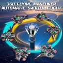 RC PlaneFoam Airplane Toy Drone Remote Airplane Foam Airplanes for Kids Airplanes for Kids Remote Control Helicopter for Boys 8-12360Flip Fighter Jet with Light(RED)