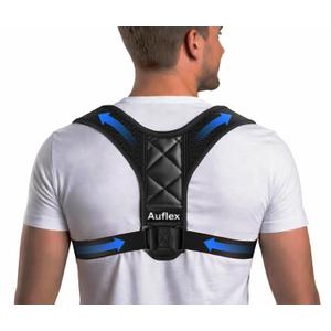 Posture Corrector for Men & Women  Back Brace Posture Corrector & Upper Back Brace for Shoulder Support  Adjustable Back Straightener for Neck & Back Pain Relief, Clavicle Support for Hunchback & Slouching (Chest 25-42) (One Size)