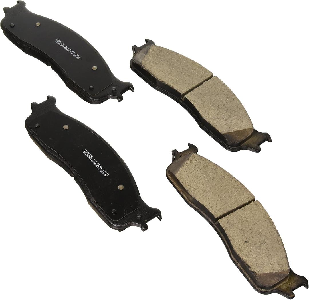 BOSCH BC965 QuietCast Premium Ceramic Disc Brake Pad Set - Compatible with Select Dodge Ram 1500, Ram 2500, Ram 3500; FRONT