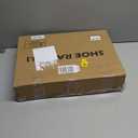 Furshus Long Shoe Rack, 3Tier Bamboo Stackable Shoe Shelf Storage Organizer, Shoe Stand for Closet, Entryway and Hallway