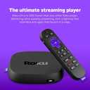 Roku Ultra Ultimate Streaming Player, 4K Streaming Device for TV, Dolby Vision & Atmos, HDR10+, Rechargeable Voice Remote Pro, Bluetooth & Wi-Fi 6, Backlit Buttons, with USB Extension Cord and HDMI