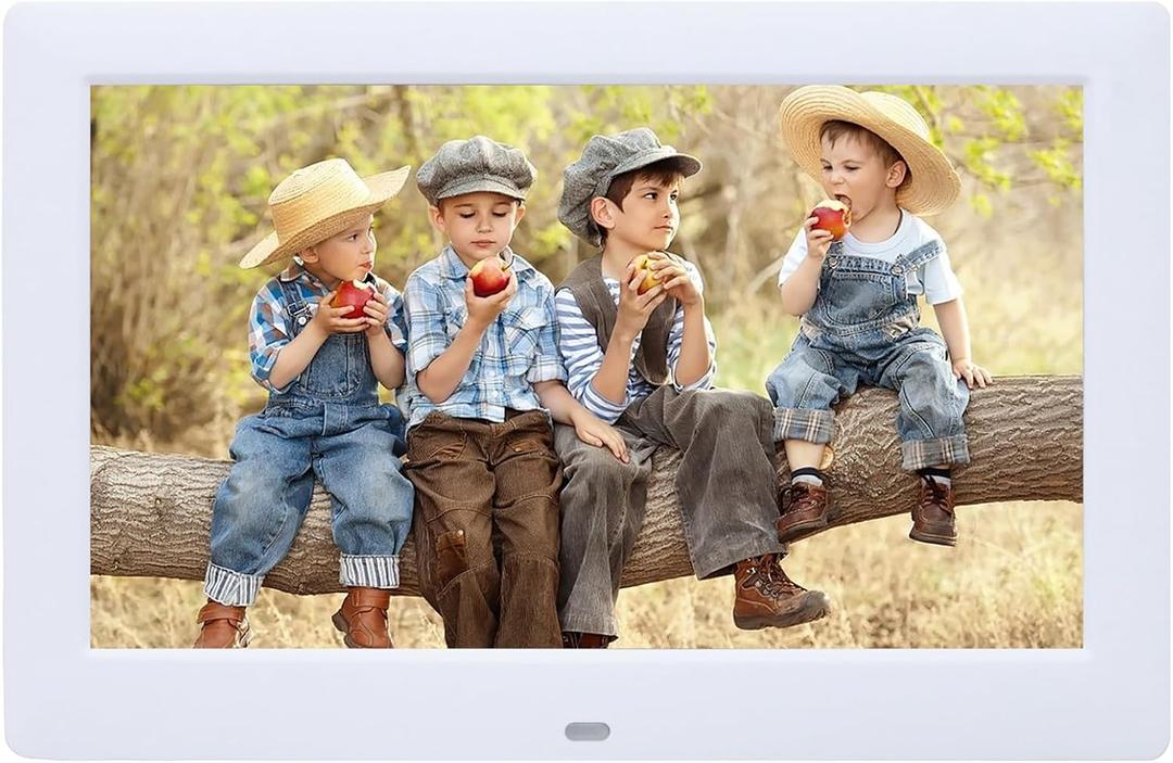 10 INCH Digital Picture Frame,Digital Photo Frames,Photo Video Player with Remote Control,Support Background Music,Multi-Slideshow,4 Windows Display