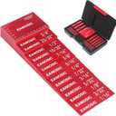 Setup Blocks Height Gauge Set, 15pcs Precision Aluminum Setup Bars for Router and Table Saw Accessories Woodworking Set Up, Bars Include Laser Engraved Size Markings