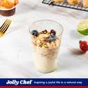 JOLLY CHEF 100 Pack 12 oz Gold Plastic Cups, Disposable Gold Cups, Heavy-duty Party Glasses for Wedding, Thanksgiving, Christmas Parties