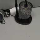 Candle Warmer Lamp Electric Timer: Dimmable Candles Warming Lamps - Height Adjustable Burner Jar - No Flame Scented Melts Wax - All Candle Jars Home Decor Table Light (Gray)