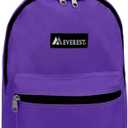 Everest Basic Backpack, Dark Purple, One Size
