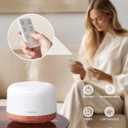 InnoGear 500ml Essential Oil Diffuser with Remote Control, Premium Ultrasonic Aromatherapy Diffusers Scent Humidifier Vaporizer Auto-Off Timer for Large Room Home, Yellow