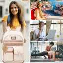17.3 inch laptop backpack for women, Girls Backpack for School, Cute backpack for girls teens, School bookbag for Girls Teens college Students,school bag mochilas escolares para nias, Bookbag Beige