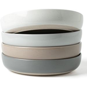 famiware Milkyway 33 oz Bowl Set, Pasta Bowls Set of 4, Salad Bowls Perfect for Your Friend for Housewarming, Thanksgiving, Christmas, Multicolor