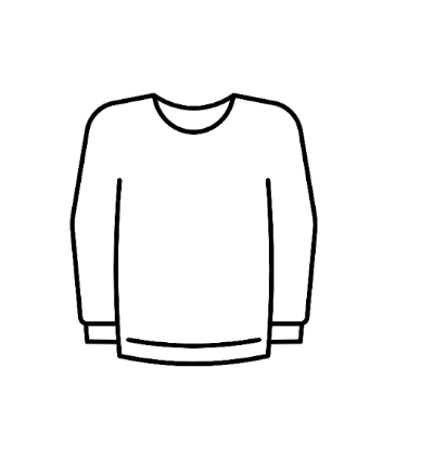 Blue Sweater with White Collar 13-14Y