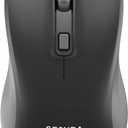 seenda Bluetooth Wireless Mouse, Bluetooth & 2.4G USB Dual Mode, Quiet Clicks, Smooth Tracking, 3-Level Adjustable 1600 DPI,Compact and Portable Mouse for Laptops, Tablets and More-Black