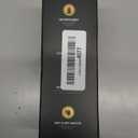 Groin & Body Hair Trimmer for Men - Electric Shaver for Pubic Hair, Chest, Legs - Ball Pubic Groomer, LED Light, Replaceable Ceramic Blade Heads, USB-C Recharge Dock, Waterproof Hygiene Razor (Gold)