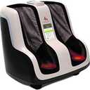 Human Touch Reflex SOL Foot & Calf Massager w/ Heat - Plantar Fasciitis Relief + Circulation + Shiatsu Deep Kneading + Vibrating for Stress + Compression - Adjustable for Women and Men up to Size 12, Sol