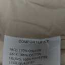 Bedsure Comforter Duvet Insert - Quilted Comforters Queen Size, All Season Duvet, GentleSoft Down Alternative Bedding, with 8 Tabs, Gifts for Women/Men, Beige, Queen 88 x 88 Inches