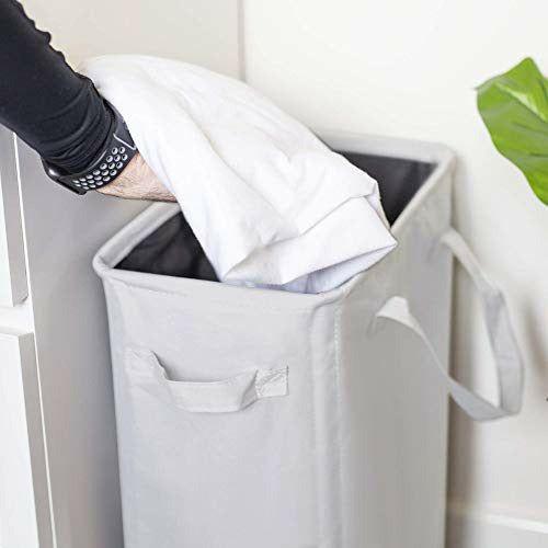 Laundry Basket with Removable Wash Bag, Collapsible Rolling Laundry Hamper, Foldable Clothes Organizer, Folding Washing Bin, 

26"×13"×19"