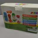 JOYIN 4-Pack Fidget Tubes for Kids, Sensory Tubes, Stress Relief Toy, Speech Therapy, Calming Toys for Children with Autism, Calm Down Corner Classroom Supplies, Christmas School Gifts for Toddlers