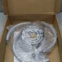 ADISUN LED Modern Ceiling Light,6000K Semi Flush Mount Ceiling Light Fixture, Small Ceiling Lamp for Living Room Bedroom Bathroom Kitchen(D11 in*H2.9 in; 33W) (Silver)