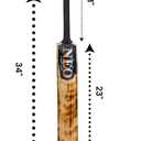 NEO Bllack Burn Edition Cricket Tennis Ball Bat, Wooden Scoop Design, Kashmir Willow| Medium to Heavy Tennis Ball| - Pack of 1 (Heavy 850 to 1000 GMS)