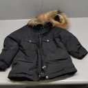Girls Down Jacket, Kids Hooded Snowsuit 1 Piece Ski Coat, Size 120