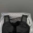 Pamo Babe Travel Crib Lightweight Playpen Baby Playard with Bassinet Portable Mini Playard (Black)