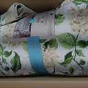 Martha Stewart - King Quilt Set, 100% Soft Cotton Floral Bedding for Year Round Comfort, 3 Piece Bed Set with Matching Pillowcases (Hydrangea Floral Beige)