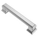 Alzassbg 2 Pack Polished Chrome Cabinet Pulls, 3-3/4 Inch(96mm) Hole Center Cabinet Handles Kitchen Pulls for Cabinets and Drawer AL3071CP