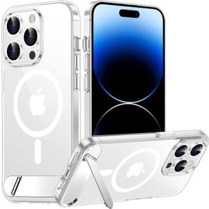 Temdan Magnetic Compatible with iPhone 14 Pro Case, [Built-in Invisible Kickstand][Compatible with MagSafe] [Military Grade Shockproof] Slim Thin Phone Case for iPhone 14 Pro 6.1"