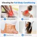 MERACH Vibration Plate Exercise Machine, Whole Body Workout Equipment for Women, Bluetooth and Silicone Pedal, Vibration Plate with Auto Mode, Vibrate Fitness Platform for Home