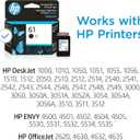 HP 61 Black Ink Cartridge Printers| Works with: DeskJet 1000, 1010, 1050, 1510, 2050, 2510, 2540, 3000, 3050, 3510; Envy 4500, 5530; OfficeJet 2620, 4630 | Eligible for Instant Ink | CH561WN