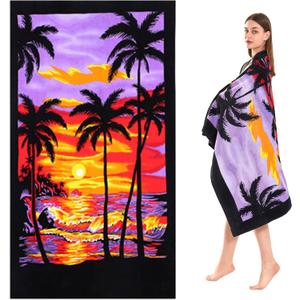 Oversized Beach Towel Cotton, Extra Large 40"X70" Thick Pool Towel High Absorbent, XL Soft Plush Beach Towels for Adults Mens Women