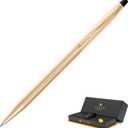 Cross Classic Century Refillable Ballpoint Pen Presented in a Luxury Gift Box - Medium Point, Black Ink, Gold
