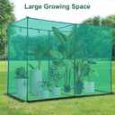 Crop Cage Plant Protection Tent 6.5 x 10 x 6.5 Feet, Easy to Install Protection Garden Cages, Crop Cages with Storage Bag Suitable for Garden Patio Lawn