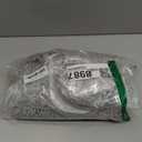 OLANLY Toilet Rugs U-Shaped 20x20, Extra Soft Absorbent Chenille Contour Bathroom Rugs for Toilet, Dry Quickly, Machine Washable, Non-Slip Bath Mat, Light Grey