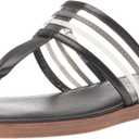 Easy Street Women's Antea Slide Sandal (8 Wide, Black Multi)