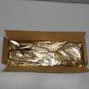 Christmas Tree Picks and Sprays 31.5" Champagne Atrificial Elm Leaves with Stems 3 Pcs Christmas Picks for Tree Champagne Vase Fillers for DIY Xmas Trees Wreath Centerpieces Wedding Bouquet Decor