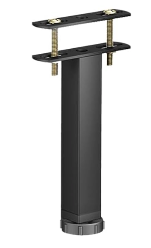 OLAYA Adjustable Bed Legs - Premium Replacement Support Legs for Enhanced Bed Frame Stability, Perfect as Bed Feet, Bed Legs Risers, and Bed Frame Support Beams (13.8"-15")